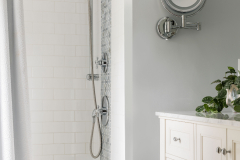 Tile Shower and Vanity 