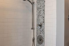 Tiled shower